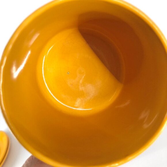 CARTWRIGHT & EDWARDS Vintage 4 Pce Yellow Orange Floral Midcentury Cup & Saucer - Picture 14 of 16